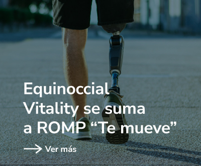 Equinoccial Vitality se suma a ROMP “Te mueve” para ayudar a más gente a recuperar la movilidad y enfrentar los desafíos de la vida