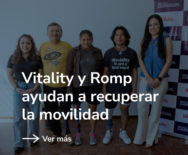Seguros Equinoccial – Vitality junto a Fundación ROMP mueven a más gente a recuperar la movilidad